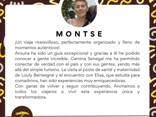 Testimoniales Dox Senegal (Post para Instagram) - Montse